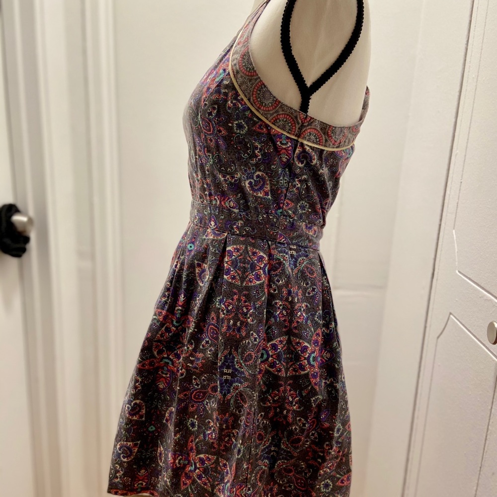 Vintage American Eagle Paisley Yoke Dress - Picture 5 of 8